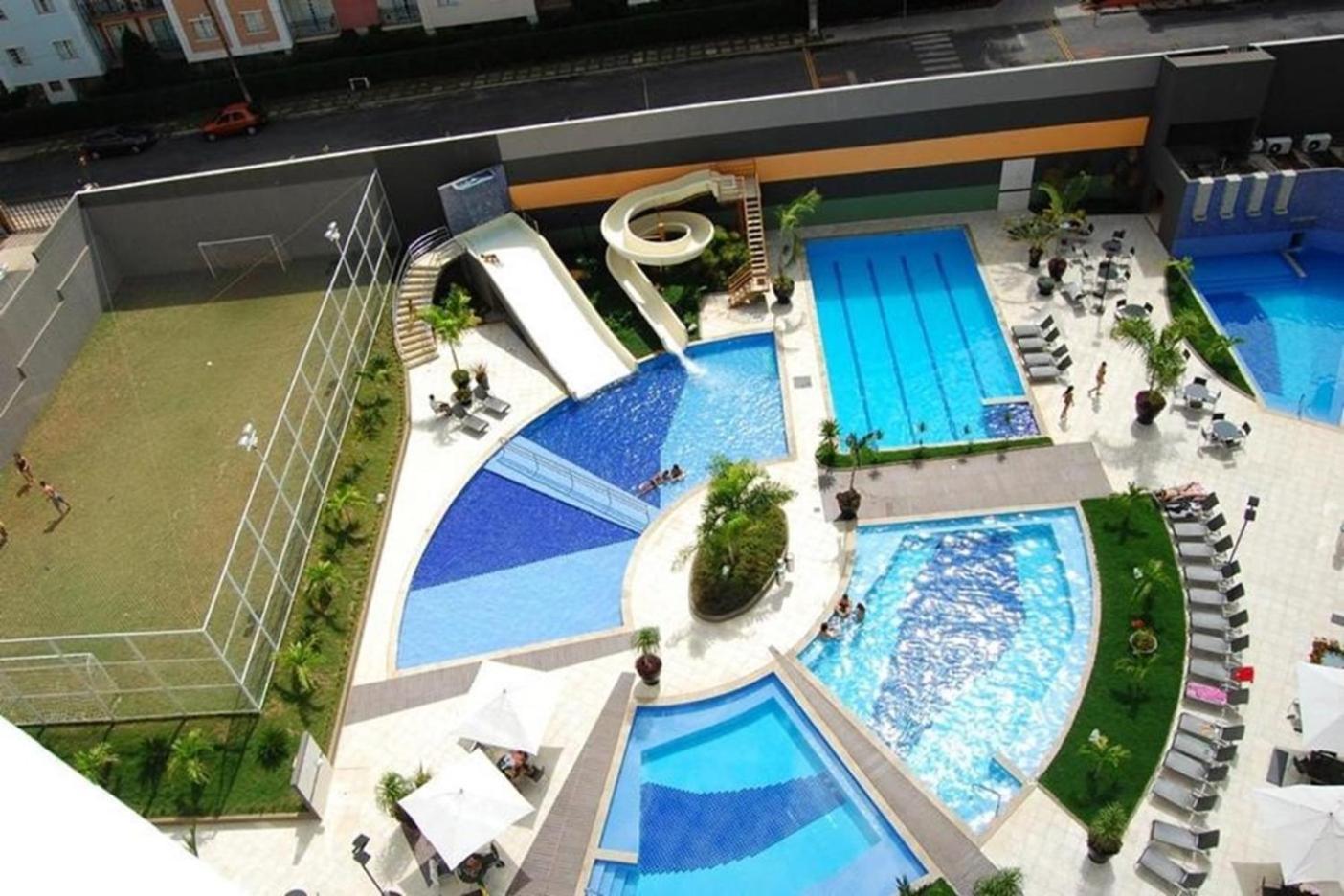 Flat 501 - Completo com piscina e área de lazer Rio Quente Exterior foto